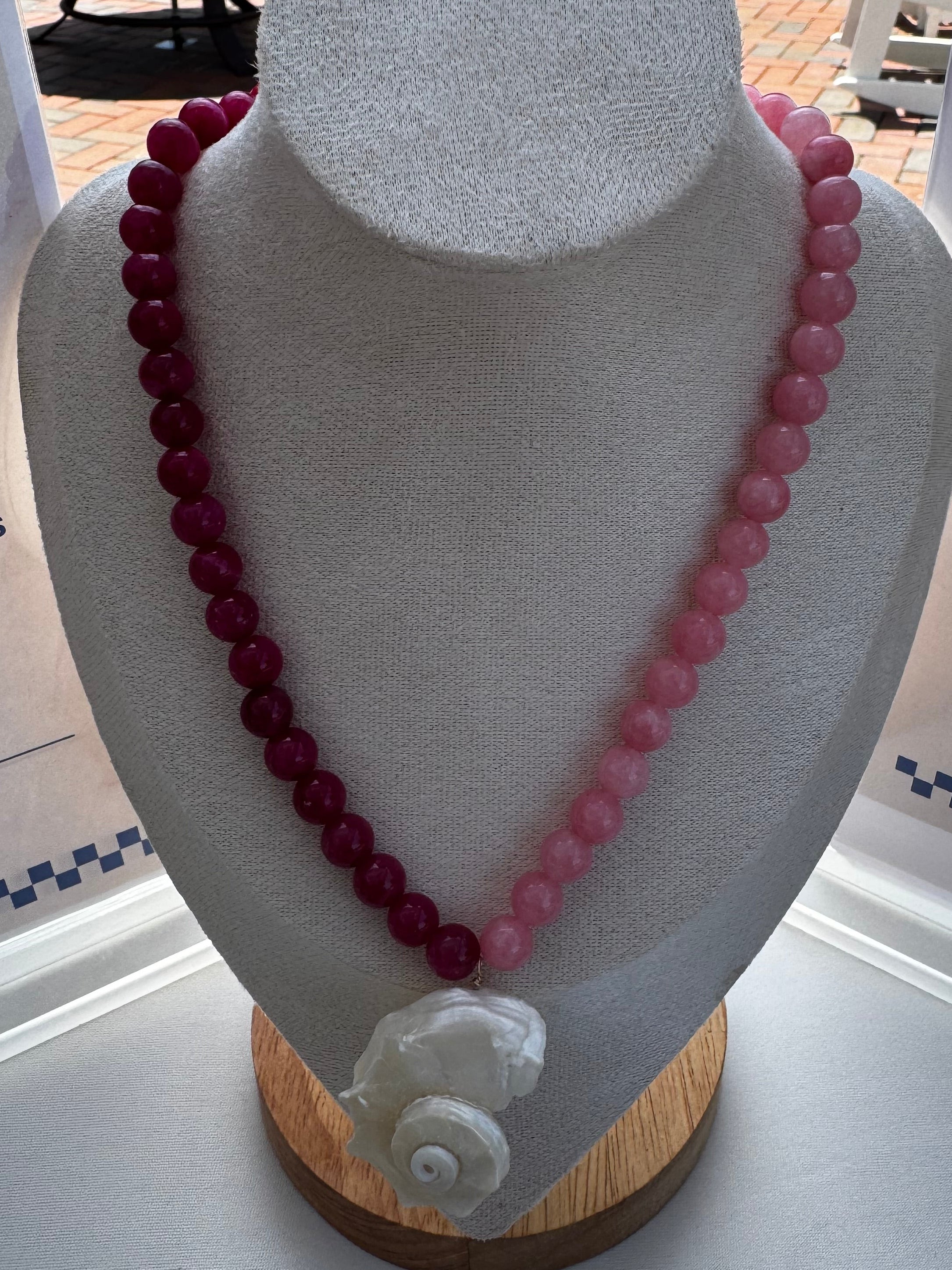 Pink Seashell Necklace
