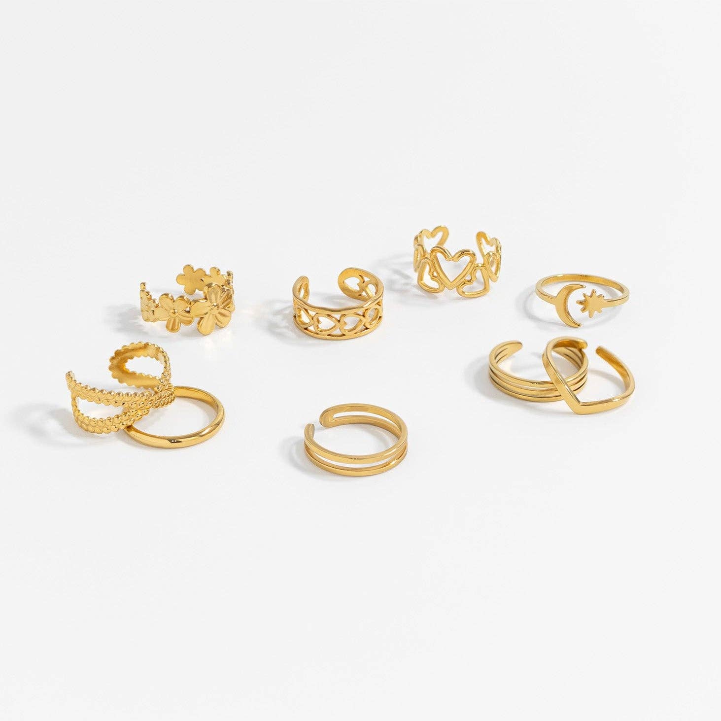 18K Gold PVD Stainless Steel Minimalist Toe Ring