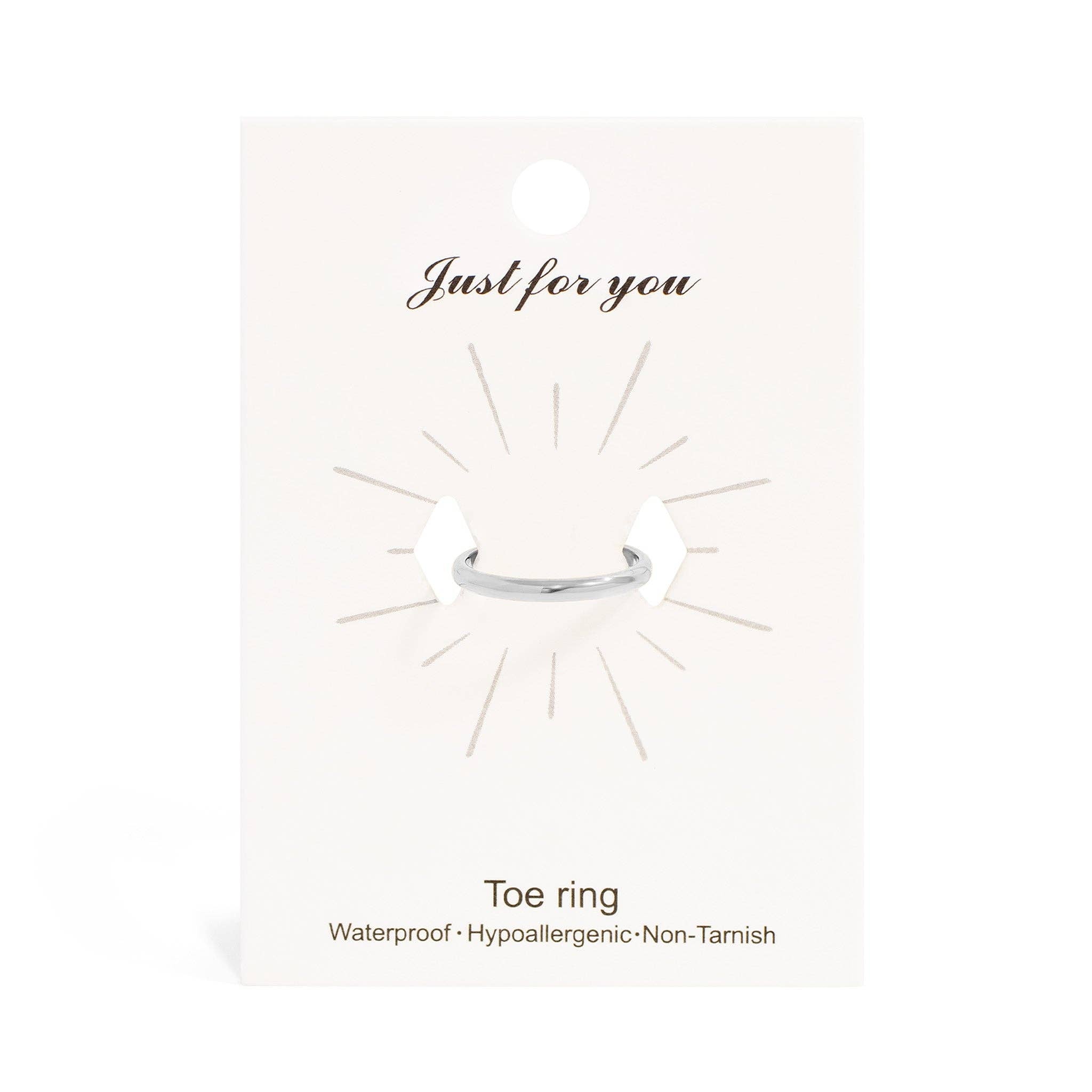 18K Gold PVD Stainless Steel Minimalist Toe Ring